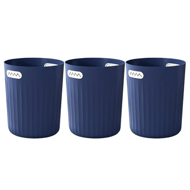 Large Capacity Home Can for Kitchen Living Room and Bathroom Stylish Design with Durable Polyester Construction and Easy -Free Use 3PCS