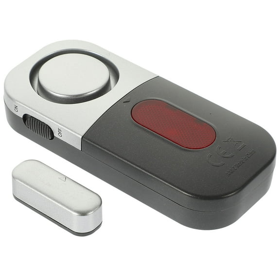 AURARMLET 1Set Door Window Alarm Anti-Theft Home Security Device Rectangular Abs