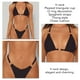 thumbnail image 5 of Bikini, traje de baño dividido para mujer, tanga para mujer, traje de baño dividido, traje de baño dividido, diseño elevado, 5 of 6