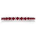 thumbnail image 3 of Ruby Stackable Ring Guard Band 14K White Gold (0.37ct), 3 of 3