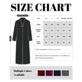 thumbnail image 6 of AMITOFO Womens Zip Up Fleece Robe Warm Loose Flannel Plush Zipper Lounger Bathrobe for Ladies 2XL-3XL & Rose Red, 6 of 7