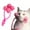 Pink, variant on Pet Supplies Face Massager Roller for Cat Grooming Tool with 4 Silicone Massager Rollers for Pet Relaxation and Care