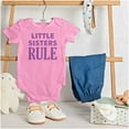 thumbnail image 3 of Little Sister Rule Younger Sis Love Bodysuit Jumper Girls Infant Baby Brisco Brands 6M, 3 of 6