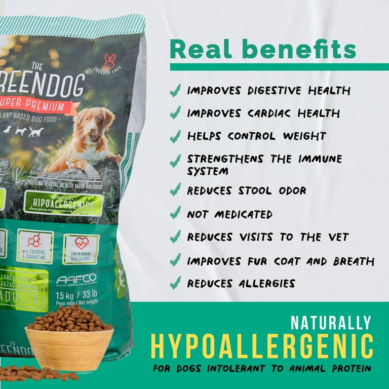 The Green Dog: Super Premium: Adult Regular Bite - 33 Lb Bag Dog