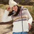thumbnail image 5 of Free Country Women's Sierra Sherpa Pile Jacket Alpine Aztec Mocha XL, 5 of 5