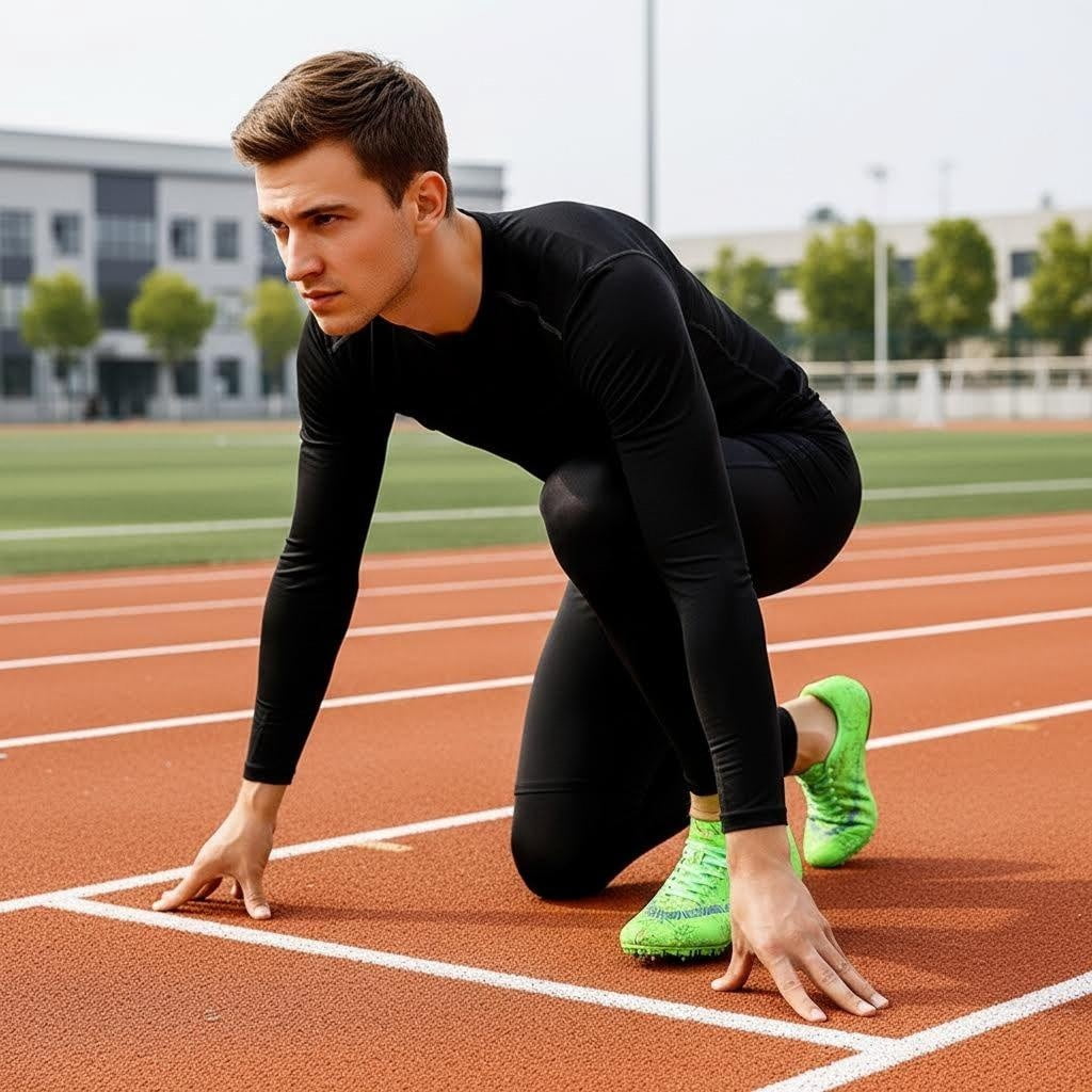 Unisex Track Spike Shoes, Track and Field Running Shoes for Sprint and Mid-distance