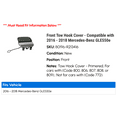 thumbnail image 2 of Front Tow Hook Cover - Compatible with 2016 - 2018 Mercedes-Benz GLE550e 2017, 2 of 2