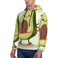 thumbnail image 3 of Salouo Avocado1 Pattern Men's Fall Hoodie Sweatshirt,Sport Hoodie with Pockets for Men Pullover Casual Hooded Sweatshirt-Small, 3 of 7