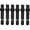 6 Pairs Black, variant on 6 Pairs Elastic No Tie Shoelaces, Universal Tieless Stretch Shoe Laces for Adults