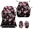 thumbnail image 2 of Xixirimido Gaming Chair Covers with Armrest Covers 4Pcs Stretch Game Computer Office Chair Slipcovers Rotating Armchair Protective Cover, Hummingbird Cherry Blossom, 2 of 8