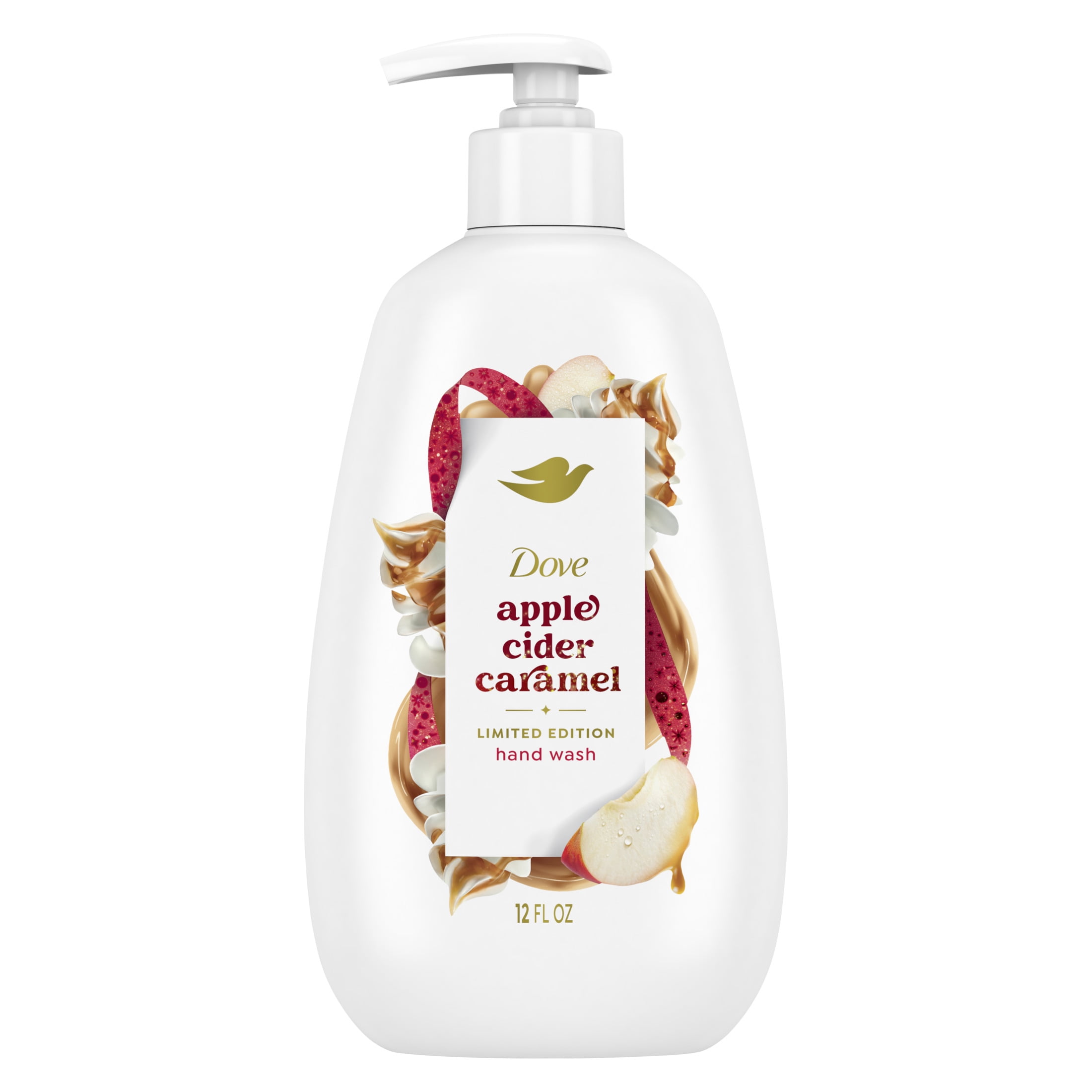 (2 pack) Dove Limited Edition Holiday Treats Liquid Hand Wash For Deep Nourishment Apple Cider Carmel ,12 fl oz