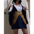 thumbnail image 3 of Anime Demon Slayer Hashibira Inosuke Cosplay Disfraz Vestido Largo Peluca Sirvienta Traje Kimetsu No Yaiba Conversión Sexual Niñas, 3 of 4