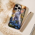 thumbnail image 6 of Cute Rabbit Blueberry Sunset iPhone Case for Animal Lovers Easter Gifts Compatible with iPhone 11/12/13/14/15/16 (Pro Max/Plus), 6 of 9