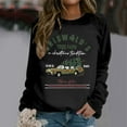 thumbnail image 4 of Christmas Farm Sweatshirts for Women 2025 Long Sleeve Crewneck Xmas Holiday Graphic Sweatshirt Pullover Tops, 4 of 5