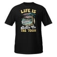 thumbnail image 2 of Life Is Better On The Toon Funny Pontoon Boat Boating Gift Premium T-Shirt (Black, 3XL), 2 of 2