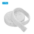 thumbnail image 3 of Uxcell Wood Stove Gasket High-Temperature Resist Seal Rope White 1"x1/8"x157", 3 of 6