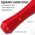 thumbnail image 2 of Playology Dog Toys | Squeaky & Durable Chew Stick, Beef Scented Toy - Jumbo, 2 of 6