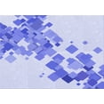 thumbnail image 1 of Ahgly Company Indoor Rectangle Patterned Heavenly Blue Area Rugs, 5' x 8', 1 of 6