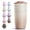 Light khaki, variant on 16 oz Travel Coffee Mug, Vacuum Insulated Stainless Steel Tumbler with Ripple-Wave Anti-Slip Grip, Built-in Silicone Bottom for Quiet & Stable, Leak-Proof Lid, Fits Car Cup Holder, Lilac