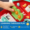 thumbnail image 5 of Battat Barnyard Busy Board Interactive Activity Board for Toddlers 12 Months +, Educational Sensory Toy, 5 of 7