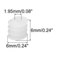 thumbnail image 2 of Uxcell 15Pcs Plastic Gears Plastic Worm Gears Model 662AA Reduction Gear for RC DIY Robot,White Module 0.5, 2 of 6