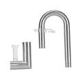 thumbnail image 4 of S SERENABLE Aquarium Lily Pipe Easy Setup Stainless Steel Sturdy Lightweight Outflow Set 20 Outlet Remove Oil, 4 of 9