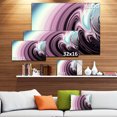 thumbnail image 3 of Unique Motif d'Art Fractal Violet - Impression Murale sur Toile Abstraite, 3 of 4