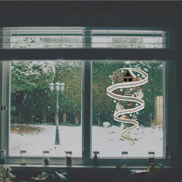 Window Hanging Snowman Garland