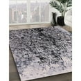 thumbnail image 2 of Ahgly Company Indoor Rectangle Mid-Century Modern Purple Oriental Area Rugs, 4' x 6', 2 of 6