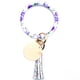 thumbnail image 1 of Llave para las mujeres de cuentas llavero anillo pulsera SilKeychain pulsera pulsera linda pulsera de silicona, 1 of 1