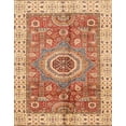 thumbnail image 1 of Ahgly Company Indoor Rectangle Abstract Red Abstract Area Rugs, 2' x 5', 1 of 6