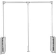 thumbnail image 7 of Miumaev Pull Down Closet Rods, Closet Organizer Pull-Down Clothes Hanger, Adjustable 35-48 Inch Wardrobe Rail Lift Collapsible Closet Rod Aluminium Retractable Wardrobe Hanger (Silver), 7 of 7