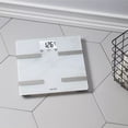 thumbnail image 4 of Taylor BIA Body Composition Digital Scale – 12.2" Carrara Marble Glass Bathroom Platform, 440 lb Capacity Weight Monitor with BMI, Cal-Max Analysis & 12 User Memory Profiles for Home Use, 4 of 6