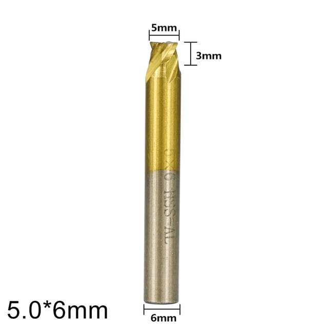 Efficiently Cut Keys With This End Milling Cutter Featuring A 6Mm Shank