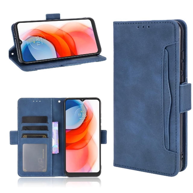 Funda Tipo Billetera GANGXUN para Motorola MOTO G Play 2021 – Tapa Flip con Tarjetero