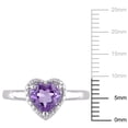 thumbnail image 2 of Everly Women's Amethyst Sterling Silver Ring, 2 of 7