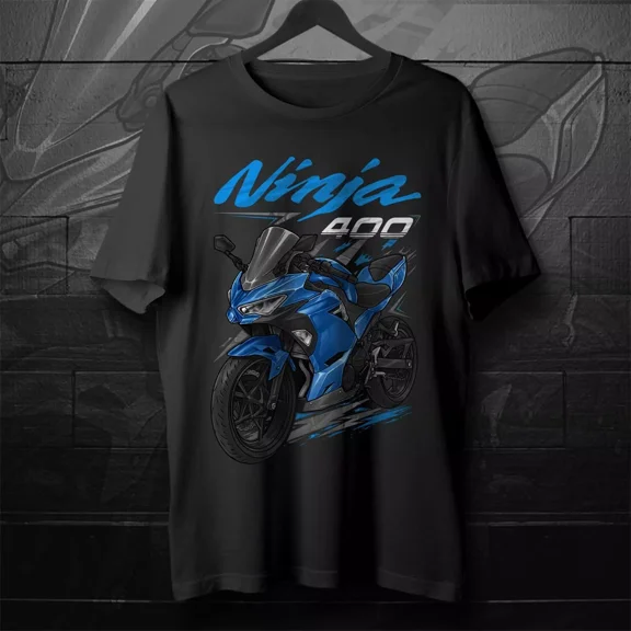 VINTAGE Kawasaki Ninja 400 2018-2023 T-Shirt, Motorcycle Tee for Riders
