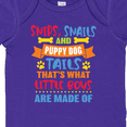 thumbnail image 4 of Inktastic Snips Snails and Puppy Dog Tails That's What Little Boys Boys Baby Bodysuit, 4 of 5