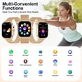 thumbnail image 4 of 1.95" HD Smart Watch Fitness Tracker | Step Counter, Calorie Monitor, Multi-Sport Modes | For iOS & Android, Ideal Gift for Men & Women, 4 of 8