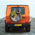 thumbnail image 6 of Susaid Girl In Field Of Daisies Print Water Proof Spare Tire Cover Wheel Tire Dust-proof Cover Fit Trailer, RV, SUV and Many Vehicle-15 inch, 6 of 6