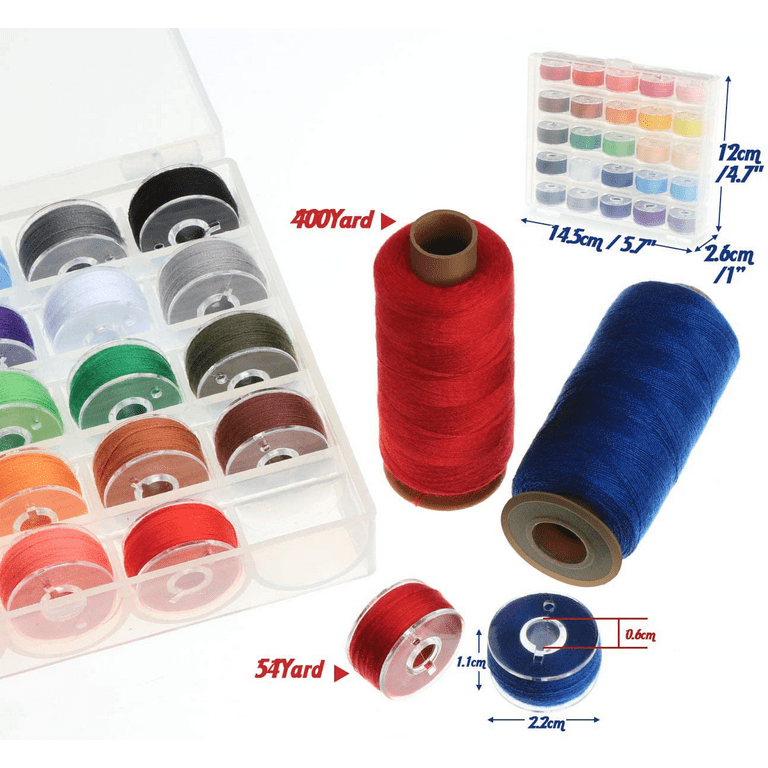 36 Colors Sewing Threads Reels 400 Yards Per Spool Colorful