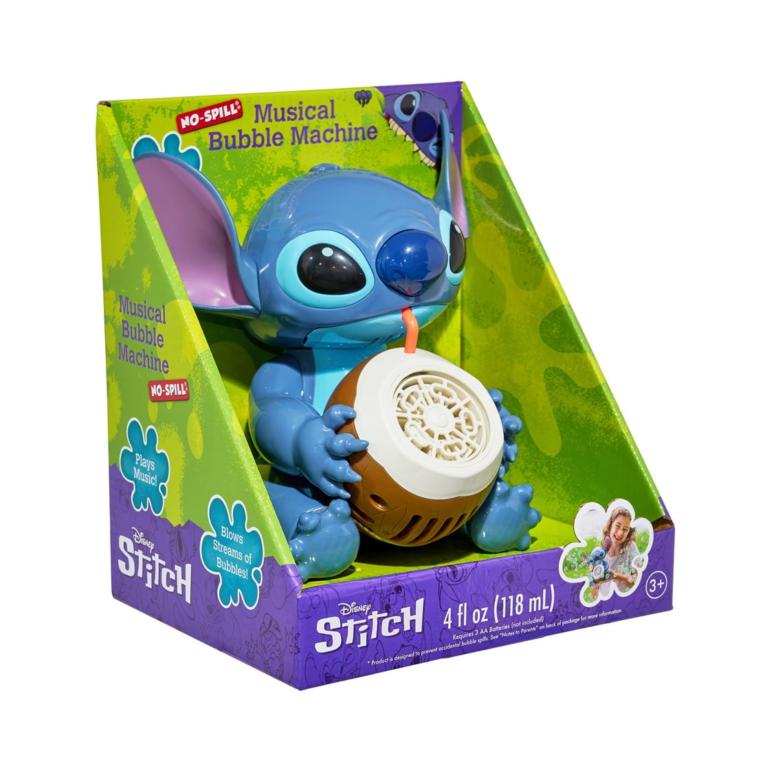 Little Kids Inc. Disney Stitch Bubble Machine  (图3) Little Kids Inc. Disney Stitch Bubble Machine  (图3)