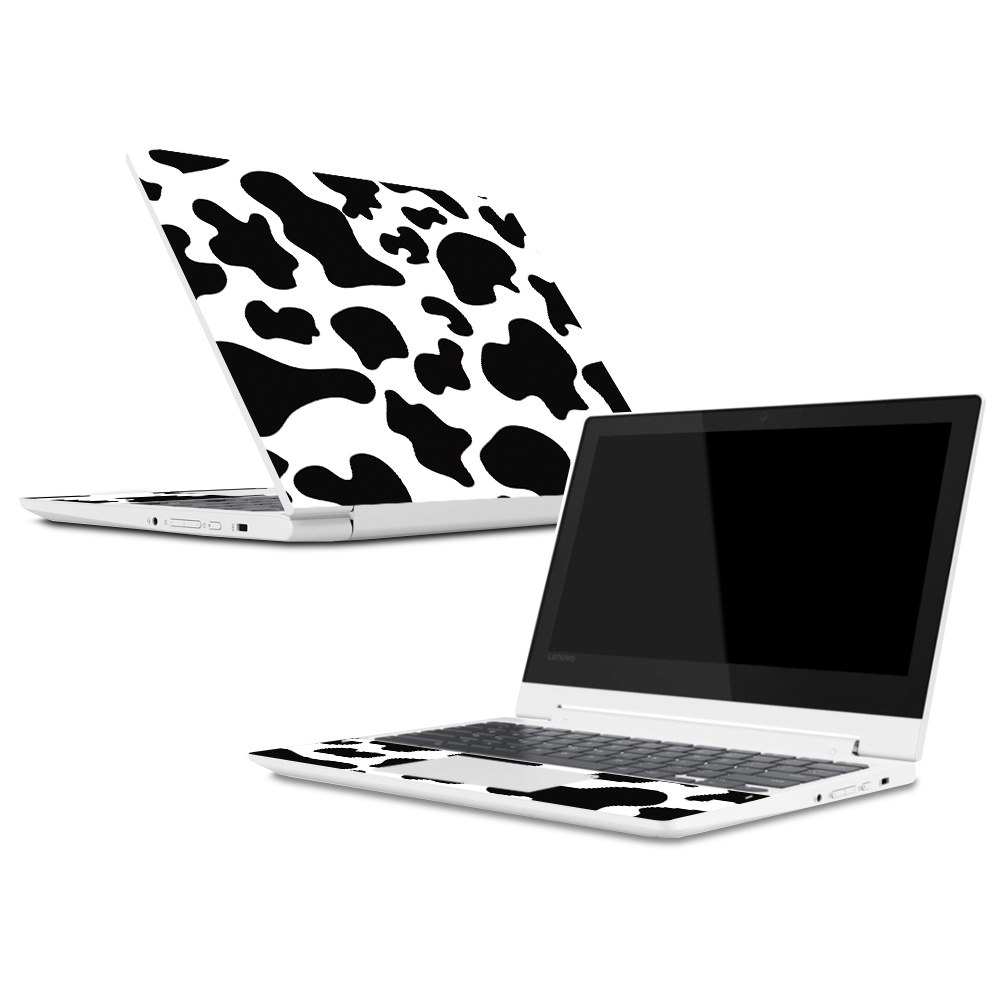 Skin For Lenovo Chromebook C330 (2018) Cow Print MightySkins