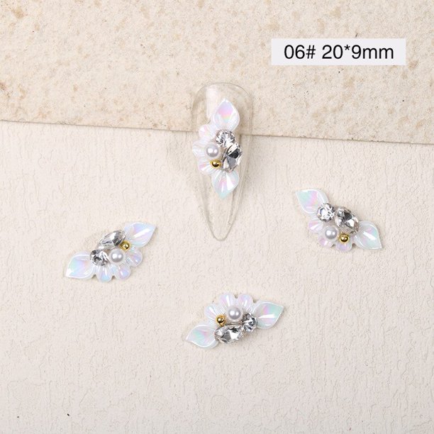 50 uds/20 piezas/10 Uds. De abalorios para decoración de uñas con diamantes de imitación, accesorios de manicura Kawaii, abalorio 3D de oso de piruleta de resina para uñas DIY Tan Jianjun unisex