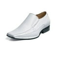 thumbnail image 2 of Stacy Adams TEMPLIN Mens White Leather Slip On Dress Shoes (Medium (D, M),14,White), 2 of 2