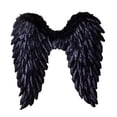 thumbnail image 3 of Alas de ángel, accesorio para disfraz de Halloween, alas de hada, alas de plumas para fiestas. Adultos, 3 of 9