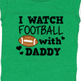 thumbnail image 4 of Inktastic I Watch Football with My Daddy Boys or Girls Baby Bodysuit, 4 of 5