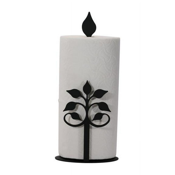 Village Wrought Iron PT-C-109 Paper Towel Holder - Leaf Fan