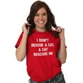 thumbnail image 4 of A Cat Rescued Me Adopted Pet Lovers Men's Graphic T Shirt Tees Brisco Brands S, 4 of 6
