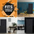 thumbnail image 5 of STANI Metal Storage Cabinet, 71” Tall Steel Cabinets with Locking Door and 4 Adjustable Shelves, Steel Classic Storage Cabinet for Home, School, Office, Garage, 5 of 7